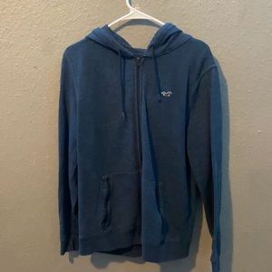 Hollister sweater zip up size large in men